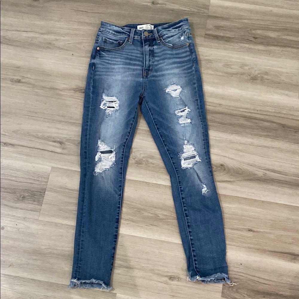Distressed Blue Women's Jeans